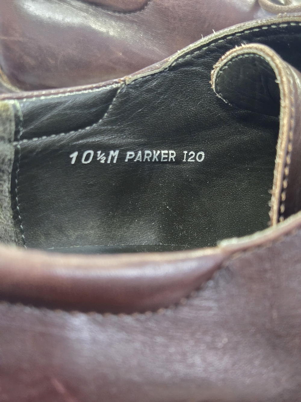 Donald J Pliner Parker 120 Brown Leather Oxford Dress Shoes Italy Mens 10.5M - Picture 3 of 9